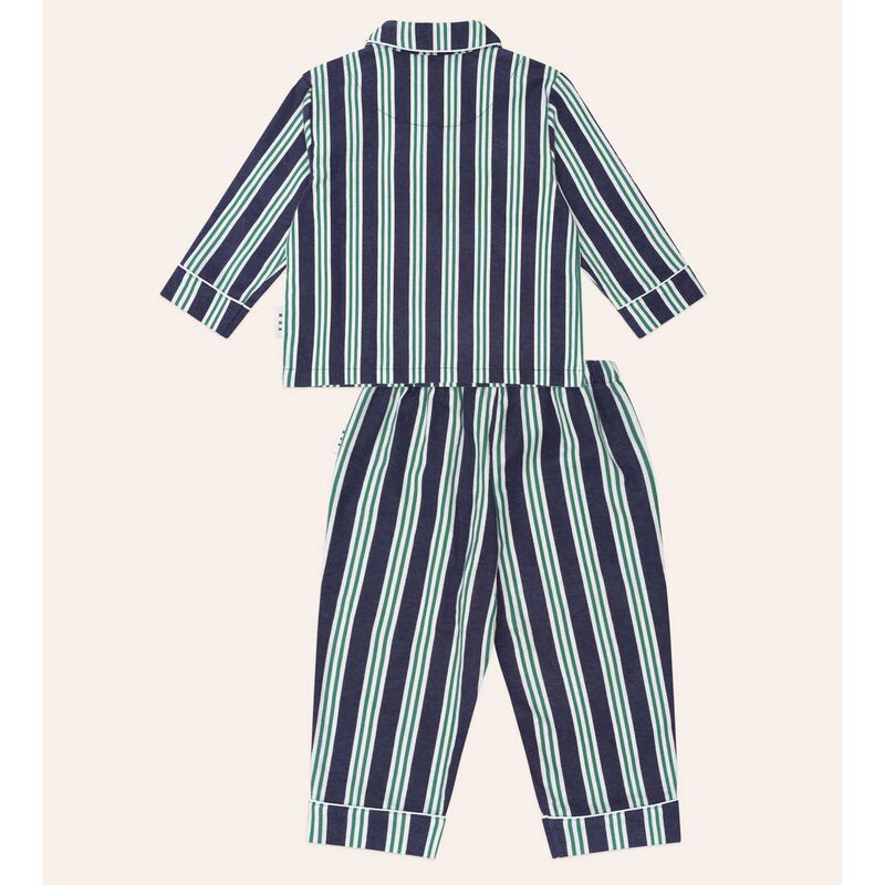 Huxbaby Classic Stripe Flannel Pj Set image number 1